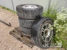 (South Bend, IN) Quantity of 4) Nitto Terra Grappler G2 Tires with Rims: Size: 37x12.50R20LT (Used.)