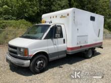 1998 Chevrolet Express G3500 Cutaway Van Body/Service Truck Runs & Moves) (Low Brakes, Brake Light O