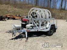 2006 Sauber 1561 Galvanized S/A Substation Recovery Trailer Runs & Operates