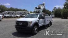Altec AT41M, Articulating & Telescopic Material Handling Bucket Truck mounted behind cab on 2017 For