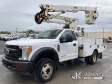 Altec AT40G, Articulating & Telescopic Bucket Truck mounted behind cab on 2017 Ford F550 Service Tru