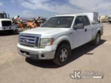 2011 Ford F150 Extended-Cab Pickup Truck Runs Rough & Moves) (No Battery, Oil Pressure Low, Check En
