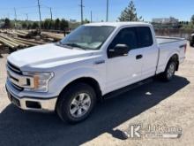 2019 Ford F150 4x4 Extended-Cab Pickup Truck Runs & Moves) (Metal Fragments In Oil, Check Engine Lig
