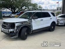 2015 Ford Explorer AWD Police Interceptor 4-Door Sport Utility Vehicle Not Running, Missing Parts, C