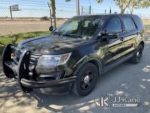 2018 Ford Explorer AWD Police Interceptor 4-Door Sport Utility Vehicle Runs & Moves, Bad Transmissio