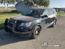 2017 Ford Explorer AWD Police Interceptor 4-Door Sport Utility Vehicle Runs & Moves) (Bad Front Righ