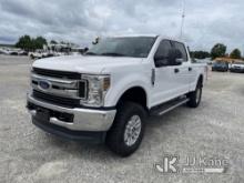 2019 Ford F250 4x4 Crew-Cab Pickup Truck Runs & Moves) ( Check Engine Light On, Body Damage