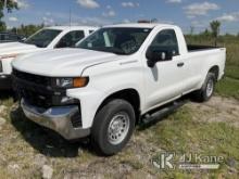 2021 Chevrolet Silverado 1500 4x4 Pickup Truck Starts W/ Jump) (Does Not Move, Front End Damage, Air