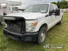 2011 Ford F250 Crew-Cab Pickup Truck Runs & Moves)(Jump To Start, Body Damage, Missing Body Parts