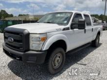 2015 Ford F250 4x4 Crew-Cab Pickup Truck Runs & Moves