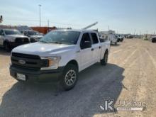 2019 Ford F150 Crew-Cab Pickup Truck Runs & Moves) (Runs Rough, Check Engine Light On, Body Damage