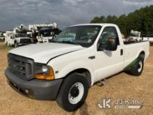 1999 Ford F250 Pickup Truck Jump to Start, Runs & Moves, Glove Box Broken, Missing Tailgate