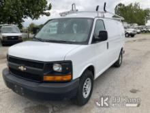 2015 Chevrolet Express G2500 Cargo Van Runs & Moves) (Has Cosmetic Damage On Rear Passenger Side Doo