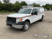 2013 Ford F150 4x4 Extended-Cab Pickup Truck Runs & Moves) (Check engine light, Missing Parts) (Sell