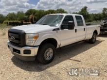 2016 Ford F250 4x4 Crew-Cab Pickup Truck Runs & Moves) (Check Engine Light Is On, Passenger Window I