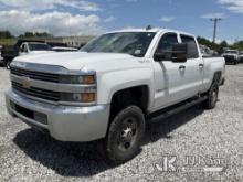 2017 Chevrolet Silverado 2500HD 4x4 Crew-Cab Pickup Truck Runs & Moves) (Drivers Seat and Armrest To