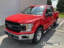 2018 Ford F150 4x4 Extended-Cab Pickup Truck Runs, Moves) (Check Engine Light On & Engine Knock