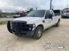 2008 Ford F250 Extended-Cab Pickup Truck Starts With A Jump, Runs & Moves, Needs New Batteries, Does