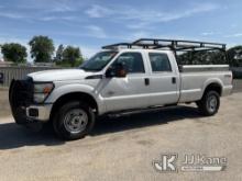 2016 Ford F350 4x4 Crew-Cab Pickup Truck Runs, Moves, Rust Damage, Body Damage,