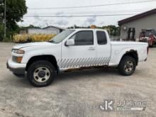 2012 Chevrolet Colorado 4x4 Extended-Cab Pickup Truck Runs, Moves, Rust Damage, No Rear Seat, Seller