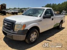 2009 Ford F150 Pickup Truck Runs & Moves) (Check Engine light on, Exhaust Leak, Driver Seat Torn, Ho