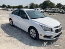 2015 Chevrolet Cruze 4-Door Sedan Runs & Moves.