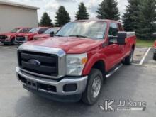 2015 Ford F250 4x4 Extended-Cab Pickup Truck Runs & Moves) (Check Engine Light On) (Catalytic Conver