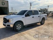 2018 Ford F150 4x4 Crew-Cab Pickup Truck Runs & Moves) (Check Engine Light On