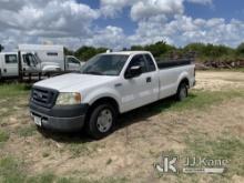 2007 Ford F150 Pickup Truck Not Running, Condition Unknown, Cranks
