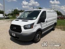 2016 Ford Transit-150 Cargo Van Runs & Moves) (Jump To Start, Has Cracked Windshield.