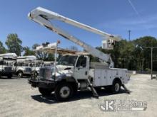 Altec AA755L-MH, Material Handling Bucket Truck rear mounted on 2007 International 7300 4x4 Utility 