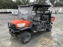 Kubota RTV-X1140, 4x4 Crew-Cab Yard Cart Runs) (Does Not Move) (Buyer Must Load
