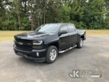 2018 Chevrolet Silverado 1500 4x4 Crew-Cab Pickup Truck Runs & Moves) (Paint Damage