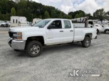 2017 Chevrolet Silverado 2500HD 4x4 Extended-Cab Pickup Truck Runs & Moves) (Wrecked, Air Bags Deplo