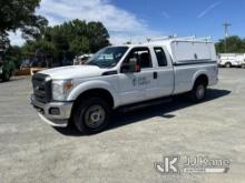 2016 Ford F250 4x4 Extended-Cab Pickup Truck Duke Unit) (Runs & Moves) (Body Damage