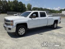 2015 Chevrolet Silverado 2500HD 4x4 Extended-Cab Pickup Truck Runs & Moves