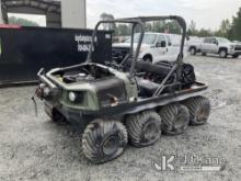 2012 Argo Conquest 8x8 Amphibious All-Terrain Vehicle Not Running, Condition Unknown, BodyDamage)(Cu