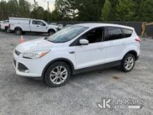 2016 Ford Escape 4-Door Sport Utility Vehicle Runs & Moves) (Paint Damage, Windshield Cracked