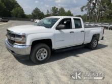 2018 Chevrolet Silverado 1500 4x4 Extended-Cab Pickup Truck Duke Unit) (Runs & Moves) (Body Damage