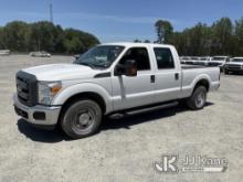 2015 Ford F250 Crew-Cab Pickup Truck Duke Unit) (Runs & Moves) (Check Engine Light On & Body Damage