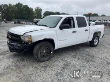 2012 Chevrolet Silverado 1500 4x4 Crew-Cab Pickup Truck Runs & Moves) (Wrecked