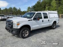 2013 Ford F250 4x4 Crew-Cab Pickup Truck Not Running, Condition Unknown, Body/Rust/Paint Damage) Sel