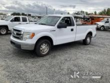 2014 Ford F150 Pickup Truck Runs & Moves) (Jump To Start, Paint Damage