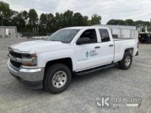 2018 Chevrolet Silverado 1500 4x4 Extended-Cab Pickup Truck Duke Unit) (Runs & Moves