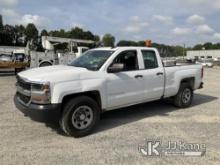 2017 Chevrolet Silverado 1500 4x4 Extended-Cab Pickup Truck Runs & Moves) (Check Engine Light On, Bo