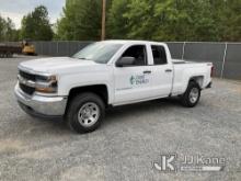 2018 Chevrolet Silverado 1500 4x4 Extended-Cab Pickup Truck Duke Unit) (Runs & Moves) (Paint/Body Da