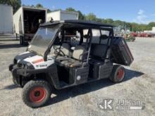 2013 Bobcat 3400 RTV 4x4 Crew-Cab Yard Cart Duke Unit) (Runs & Moves