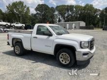 2016 GMC Sierra 1500 4x4 Pickup Truck Runs & Moves) (Jump To Start, Electric Issues, Runs W/Jump Box