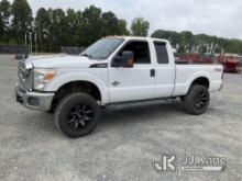 2012 Ford F250 4x4 Extended-Cab Pickup Truck Runs & Moves) (Engine Light On, Body Damage