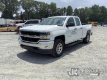 2018 Chevrolet Silverado 1500 4x4 Extended-Cab Pickup Truck Duke Unit) (Runs & Moves) (Body Damage